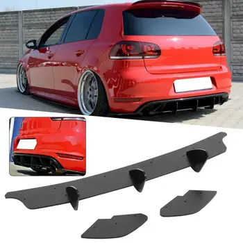 

Matte Black Rear Bumper Diffuser With Side Splitters For Volkswagen Golf 6 GTI 2009-2013