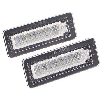 

18SMD LED For Smart Fortwo Coupe For Convertible License Plate Lights 450 451 Fashion Useful Practical High Quality