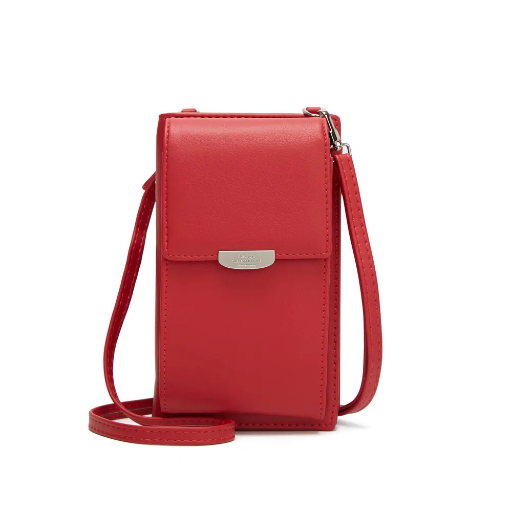 L001 red Модный женский кошелек, кошелек, держатель для карт, женский клатч, Длинный кошелек, много карт, роскошный дизайн, женские кошельки для монет - Цвет: L001 red
