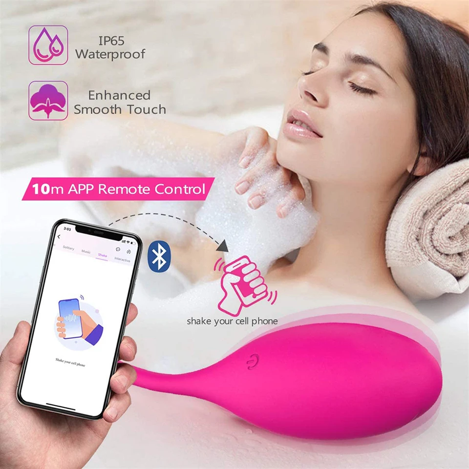 Wireless APP Remote Control Vibrator Vagina Shrinking Kegel Ball G-Spot Clitoris Stimulator Vibrating Egg Sex Toys for Women 4