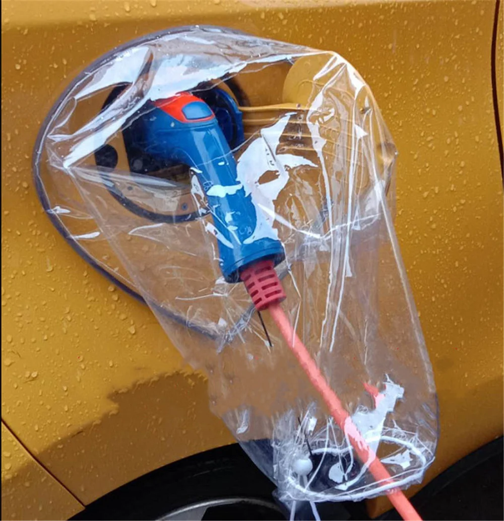 New energy vehicle charger rain cover cover for electric vehicle sunscreen charging port interface adapter plug waterproof