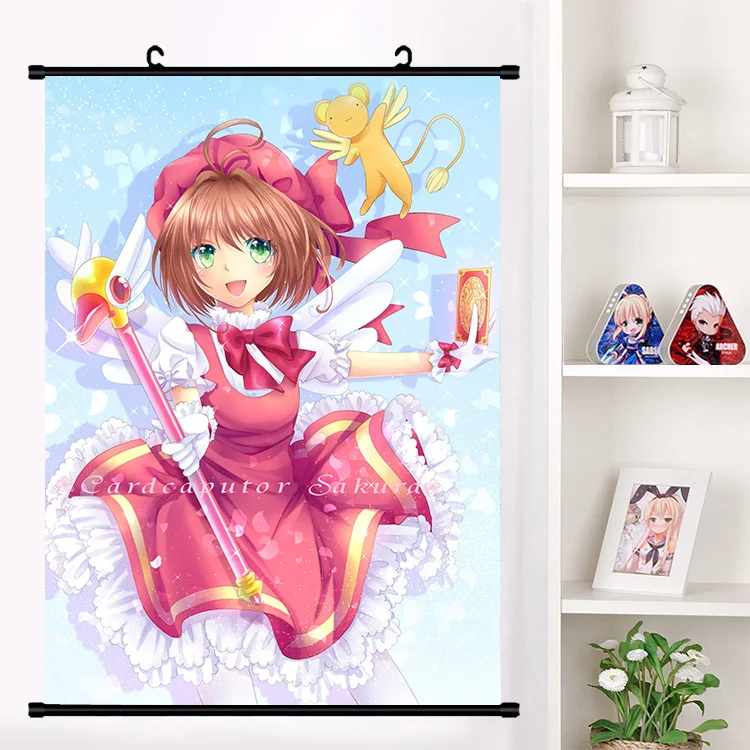 Аниме картон сакур КИНОМОТО настенный свиток плакат постер Otaku домашний Декор