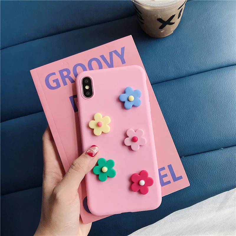 Чехол для телефона Samsung Galaxy A10 A20 A30 A40 A50 A70 A80 A90 A10S A20S A40S A50S M10 M20 M30 M30S 3D с цветочным
