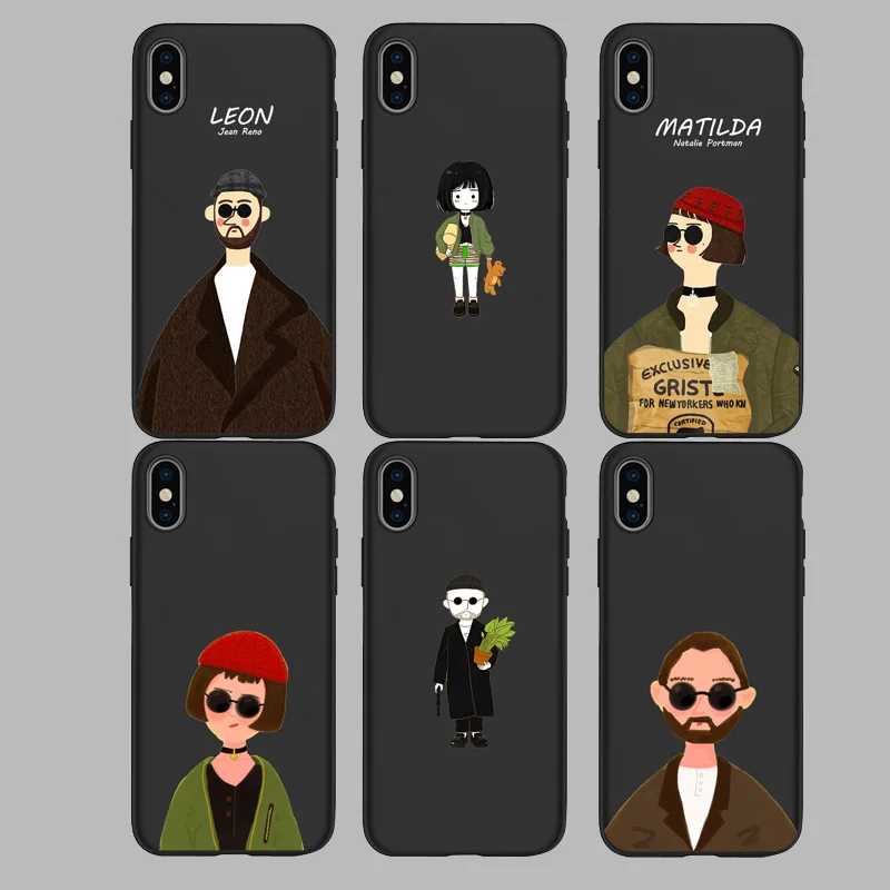 Милый Леон Матильда Чехол для мобильного телефона iPhone 12 11 Pro Max 6 6S 7 8 plus X XR XS MAX SE 2020