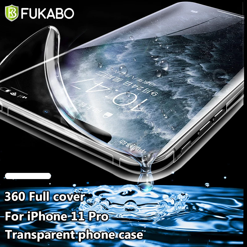 360 Полный защитный чехол для телефона для iPhone XS 11 Pro MAX X XR Ясный протектор экрана для iPhone 7 8 6 6S Plus 5S 5 SE Мягкая обложка