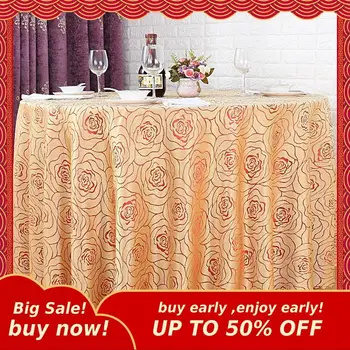 

MIHE Hotel Tablecloth Tablecloth Restaurant Hotel Rural Home Banquet Round Square Tablecloth A-ZB03