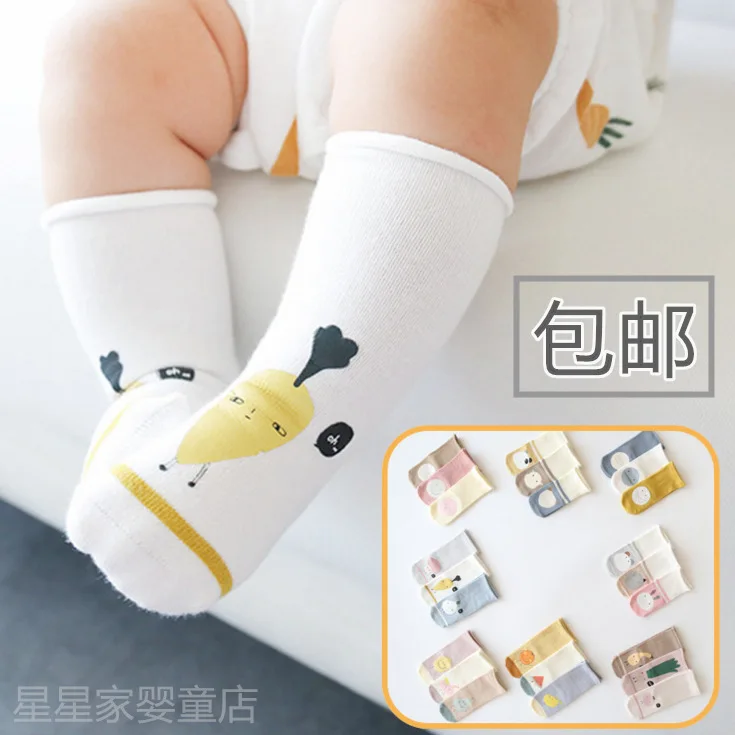 

Baby Socks Fashion Spring, Autumn And Winter CHILDREN'S Cotton 0-3-6 Month 1-5-Year-Old Men And Women Cartoon Baby in Stockings