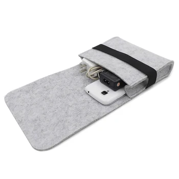 

Multipurpose Charger Storage Bag Felt Gadgets Bags Mouse Travel Organizer Power Pack for Apple MAC & Laptops Accessories