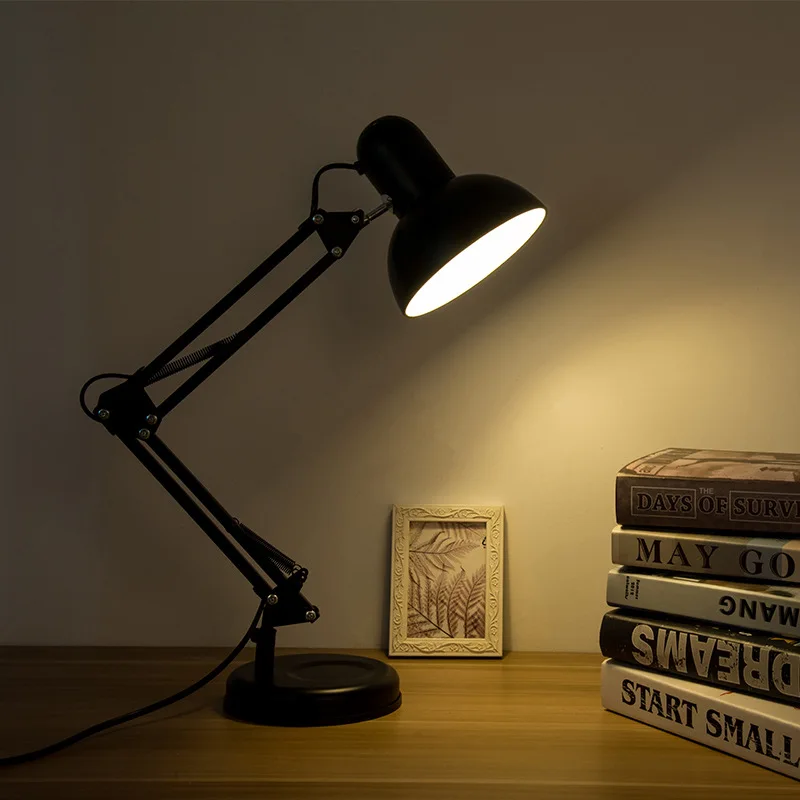 

American-Style Iron Art Eye Protection Lamp Anti-Blueray Anchor Tattoo Students Xi Office Gift LED Cantilever Lamp