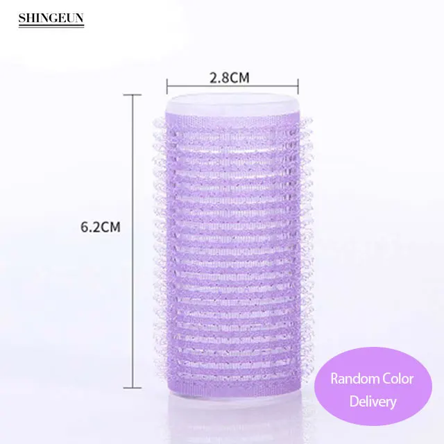 2.8cm Нисси Джамбо бигуди 6 шт. бигуди с самозахватом держа ролики парикмахерские бигуди дизайн волос липкий цепляется стиль для DIY или - Цвет: 2.8cm