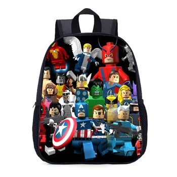 

13Inch Popular Children School Bag Kids Printing Cartoon Backpack Hero Characters Ninjago Bag For Kids Boys Mochila Sac A Dos