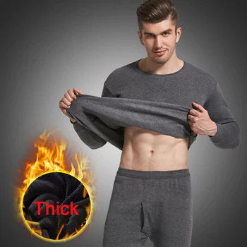 

Winter Long Johns Thick Men Thermal Underwear Sets Keep Warm For Russian Canada And European Women