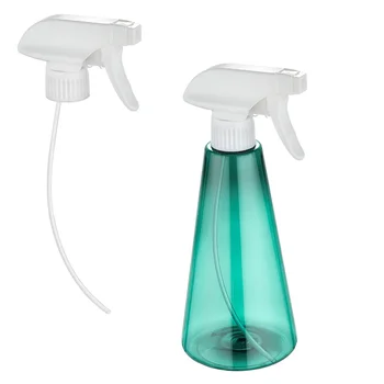 

2 pcs Spray Bottle and Nozzle Conical Transparent 500ml Plastic Sprayer Trigger Sprayer Mist Spray Bottle for Home