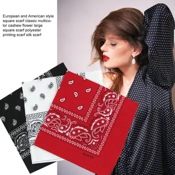 

3PC Newest 100% Cotton Hip-hop Bandanas For Male Female Head Scarf Scarves Wristband Vintage Pocket Towel Hot Selling