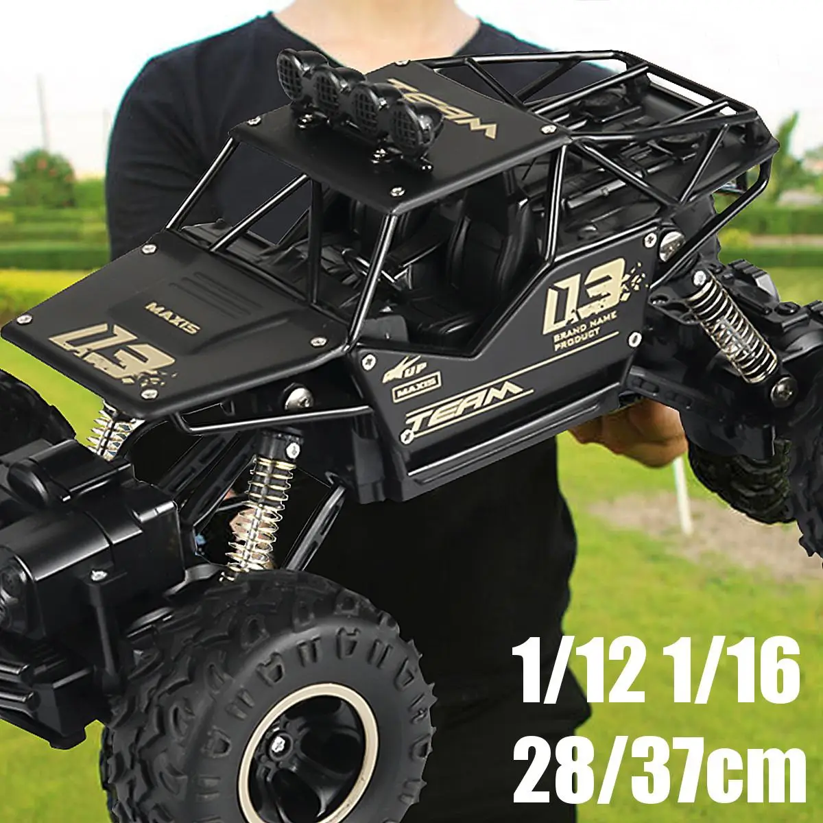 Радиоуправляемые грузовики 1/12 1/16 28 см/37 см 2,4 г 4WD с дистанционным управлением, высокая скорость, внедорожник, Радиоуправляемый электрический автомобиль, игрушки для мальчиков, подарки-сюрприз