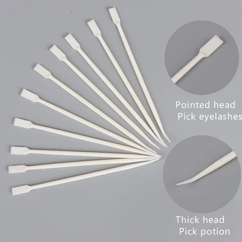 

10Pcs Eyelash Perm Pad Eyelash Perming Sticks Pick Recycling Lashes Shield Lifting Curlers Eyelash Makeup Accessories Applicator