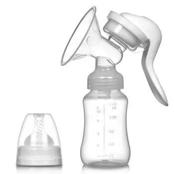 

Kidlove Manual Breast Pump Powerful Baby Nipple Suction 150ml Feeding Milk Bottles Breasts Pumps Bottle Sucking