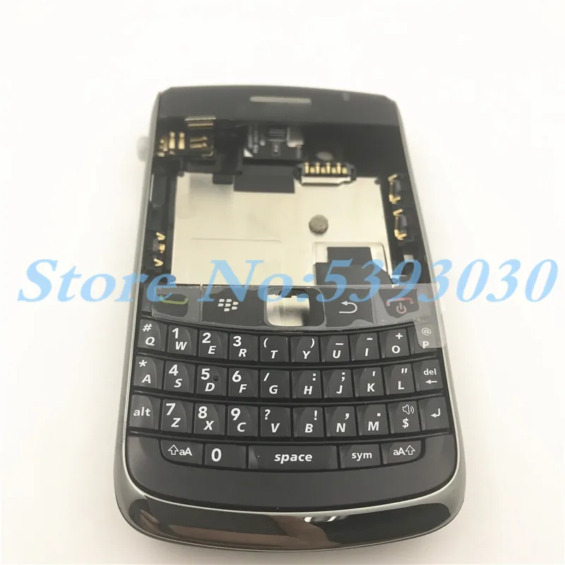 Для BlackBerry Bold 9700 9780 Корпус задняя крышка батареи чехол+ английская клавиатура+ Боковая кнопка+ логотип