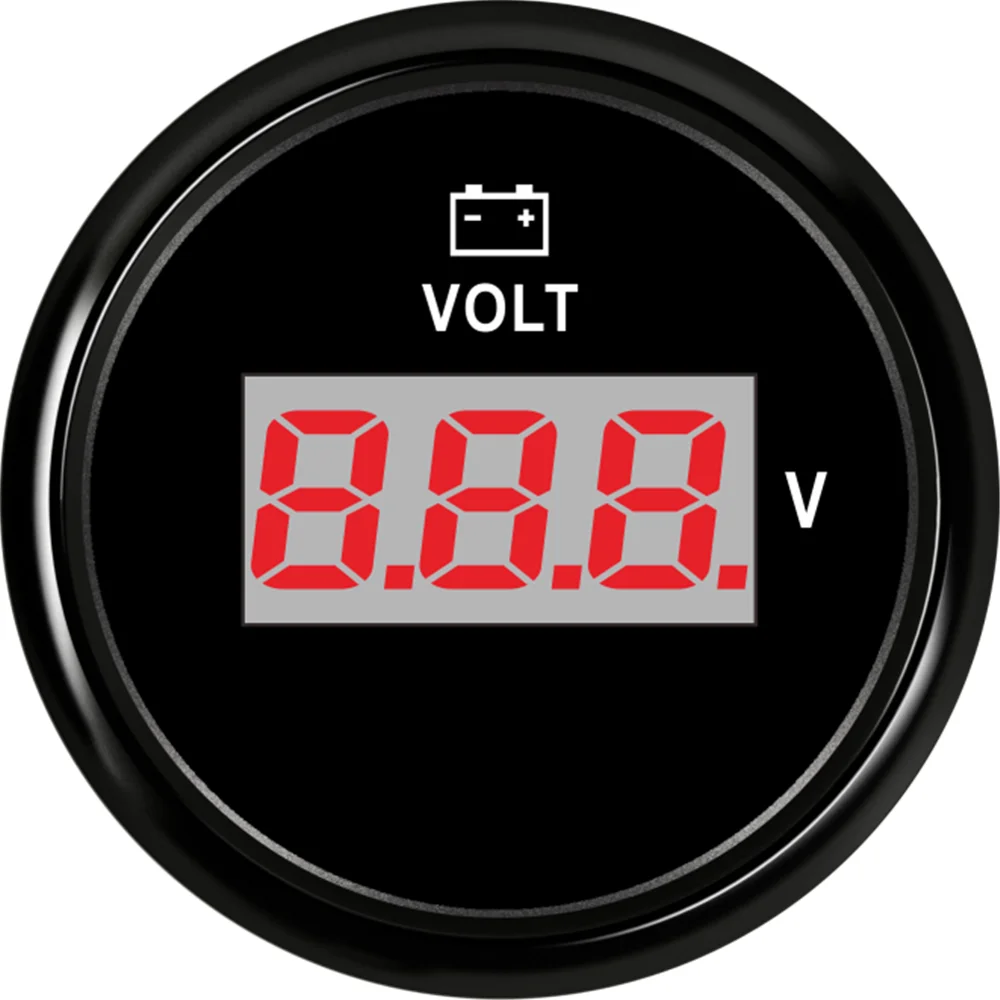 1pc Free Shipping Marine Volt Meters 8 32v Signal 52mm Digital Voltage