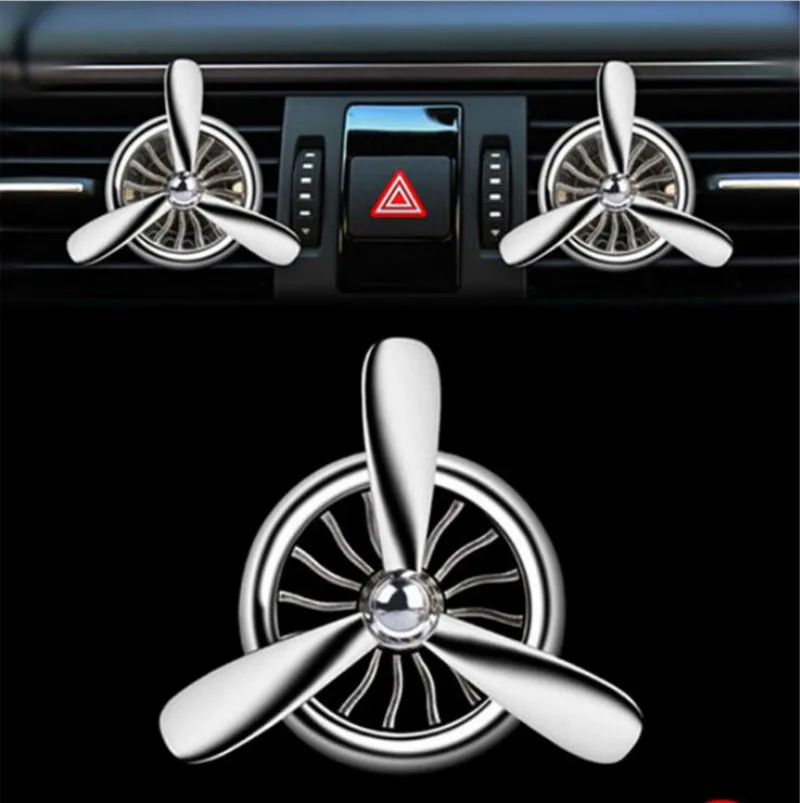 2 Pcs Car Decor Air Freshener Auto Decoration Air Force 3 Carstyling Solid Fragrance Clip Car