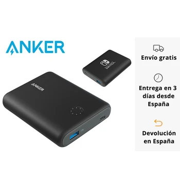 

Anker PowerCore 13400 Nintendo Switch Edition, 1 USB + 1 USB-C, 13400 mAh, PowerIQ 2.0