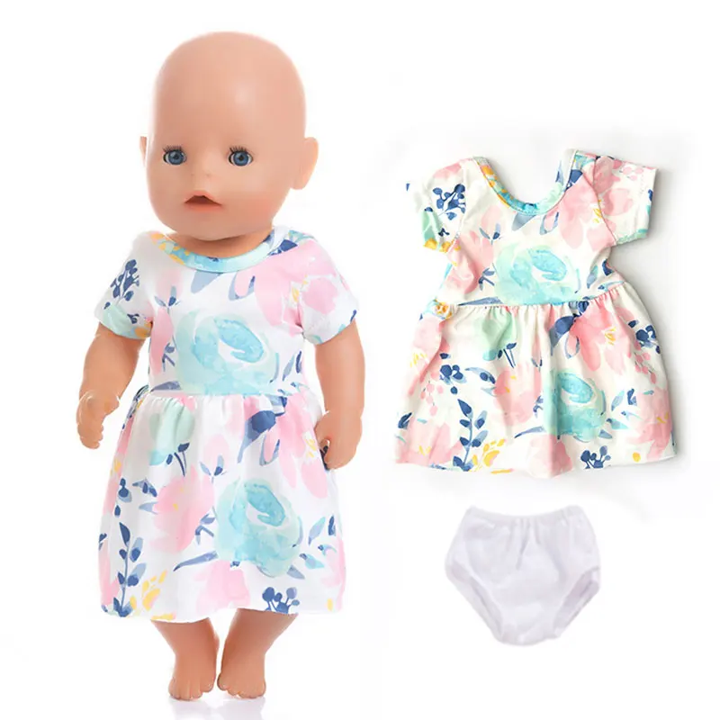 Модное платье для 43 см; Zapf Baby Doll; 17 дюймов; куклы для новорожденных; Одежда и аксессуары