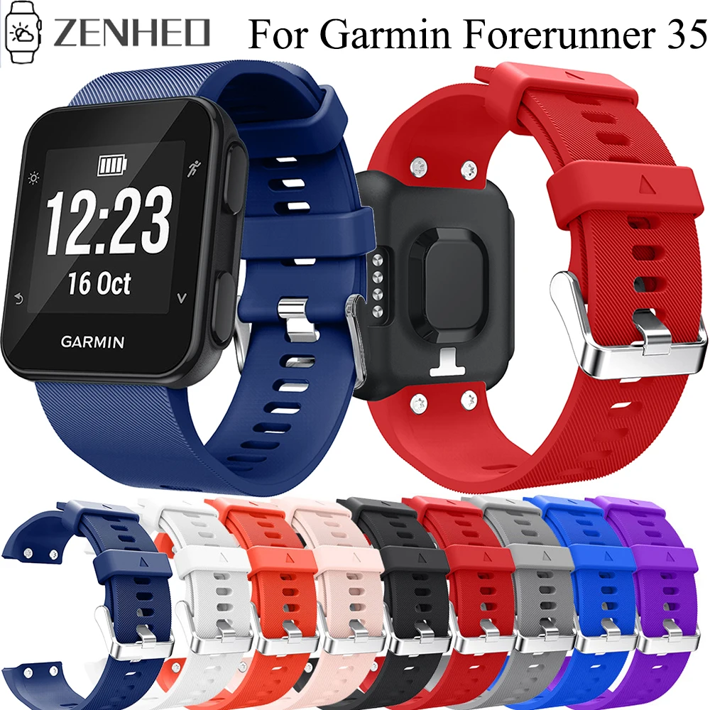 

Silicone Bracelet Strap For Garmin Forerunner 35 Replacement Watchband For Garmin Forerunner 35 Smart Watch Band