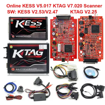 

Euro Online KESS Ktag K TAG V7.020 KESS V2 V5.017 SW V2.25 v2.47 2.53 Master ECU Porgramming Tool No Tokens Limits KESS V2 K-TAG