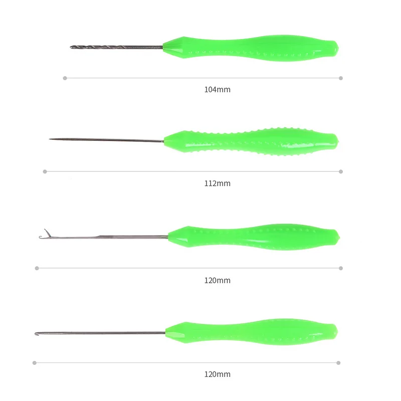 4 шт. рыболовные снасти игольчатый набор игла для приманки набор рыболовных крючков дрель Стрингер приманка Rig инструменты Карп рыболовные аксессуары терминалы
