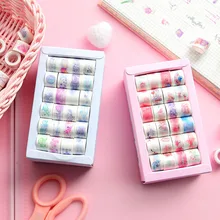 24 шт. Милая мультяшная клейкая лента васи Kawaii декоративная для