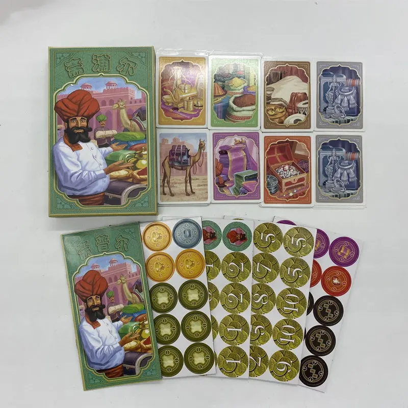 Горячая Jaipur карты игра игрушка английский испанский правила 2 игроков вечерние