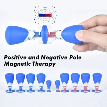 

Vacuum Cupping Set Positive/ Negative Pole Magnetic Therapy Acupuncture Cupping Cups Ventosas Anti Cellulite Vacuum Suction Cups