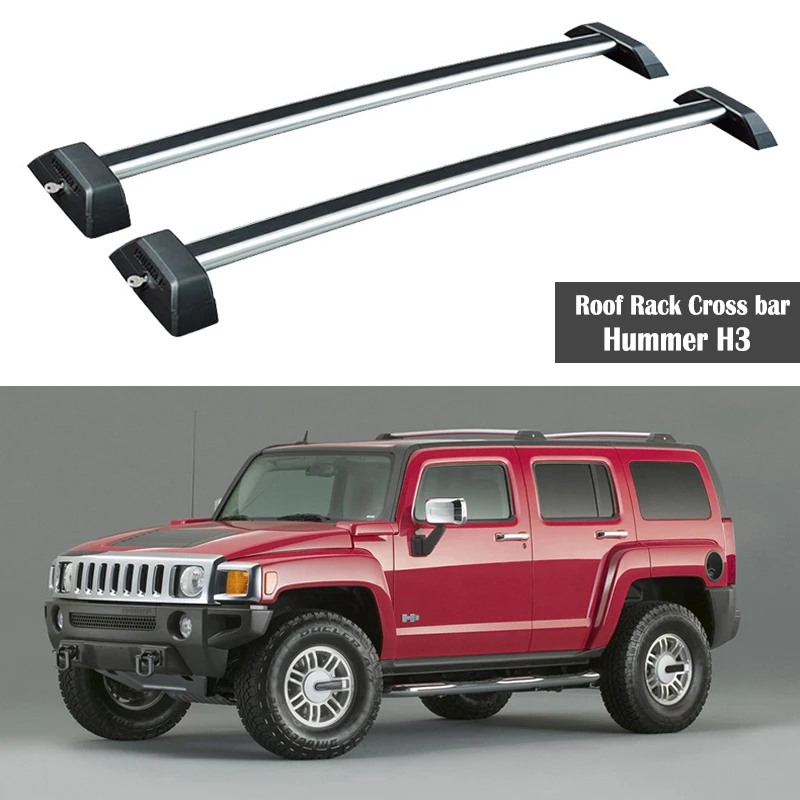

Багажник на крышу из алюминиевого сплава для рельсов Hummer H3 2007-2013