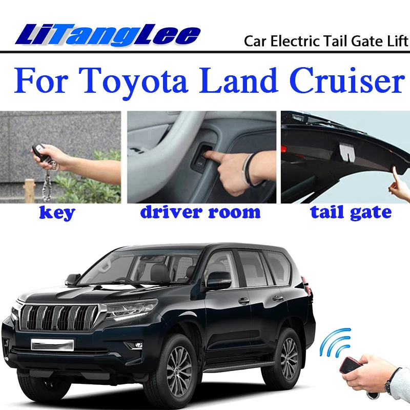 Litanglee Auto Elektrische Tail Gate Lift Achterklep Assist System Voor Toyota Land Cruiser 2008 ~ 2020 Afstandsbediening Kofferbak Deksel Litanglee Auto Elektrische Tail Gate Lift Achterklep Assist System Voor Toyota Land Cruiser 2008 ~ 2020 Afstandsbediening Kofferbak Deksel