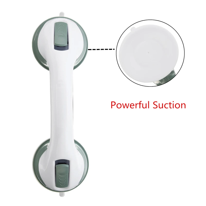 Description Picture 6 of item2PCS Grab Bar Bathroom Suction Cup Handle Toilet Bath Shower Tub Bathroom Shower Grab Handle Rail Grip for Elderly Safety