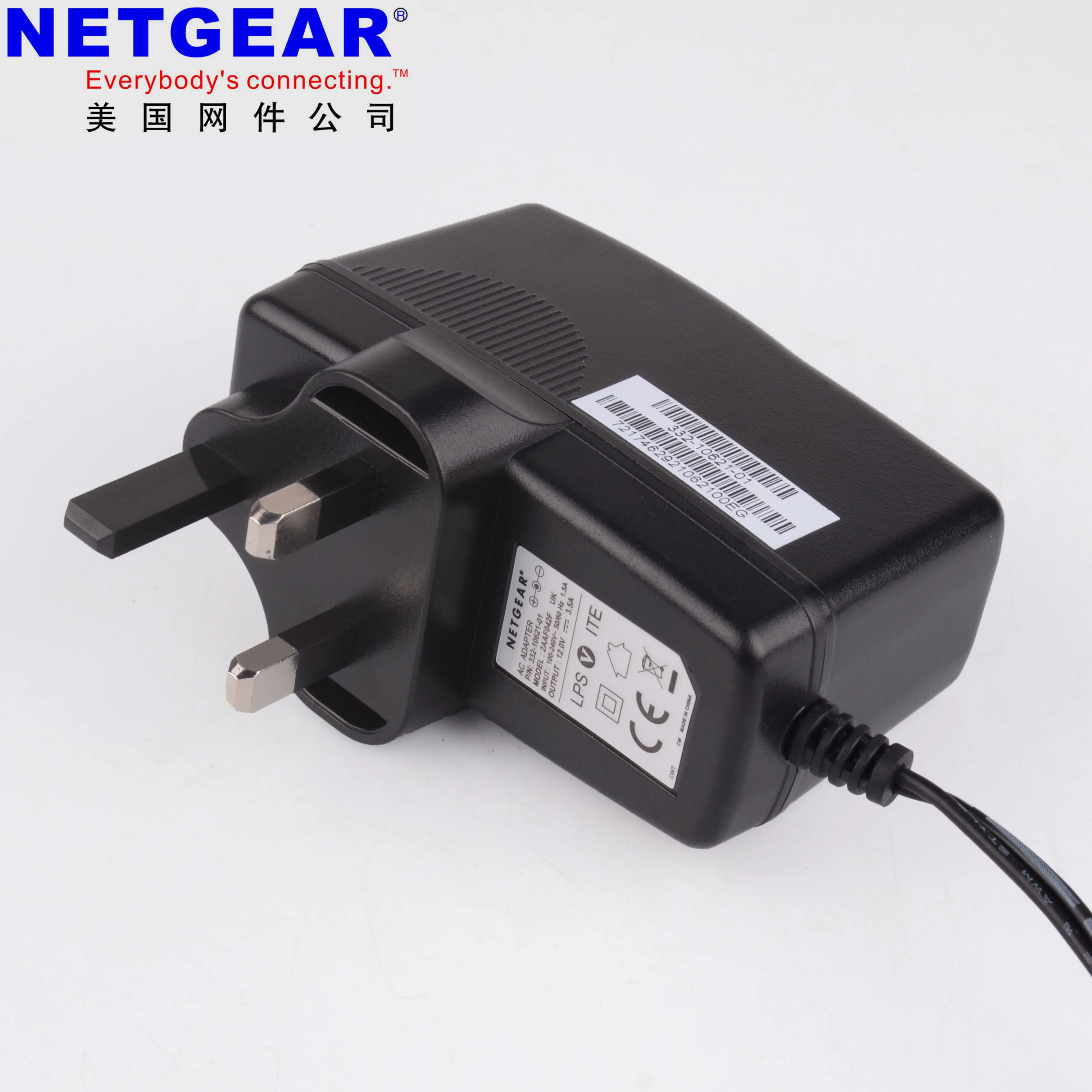Американский NETGEAR 12V3. 5A 2A зарядное устройство для роутера волокно Cat блок питания монитора - Цвет лезвия: 12V 3.5A   UK