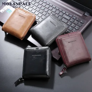 

Trendy men's wallet solid color pu leather three-fold wallet men's short design horizontal card wallet wallet clutch
