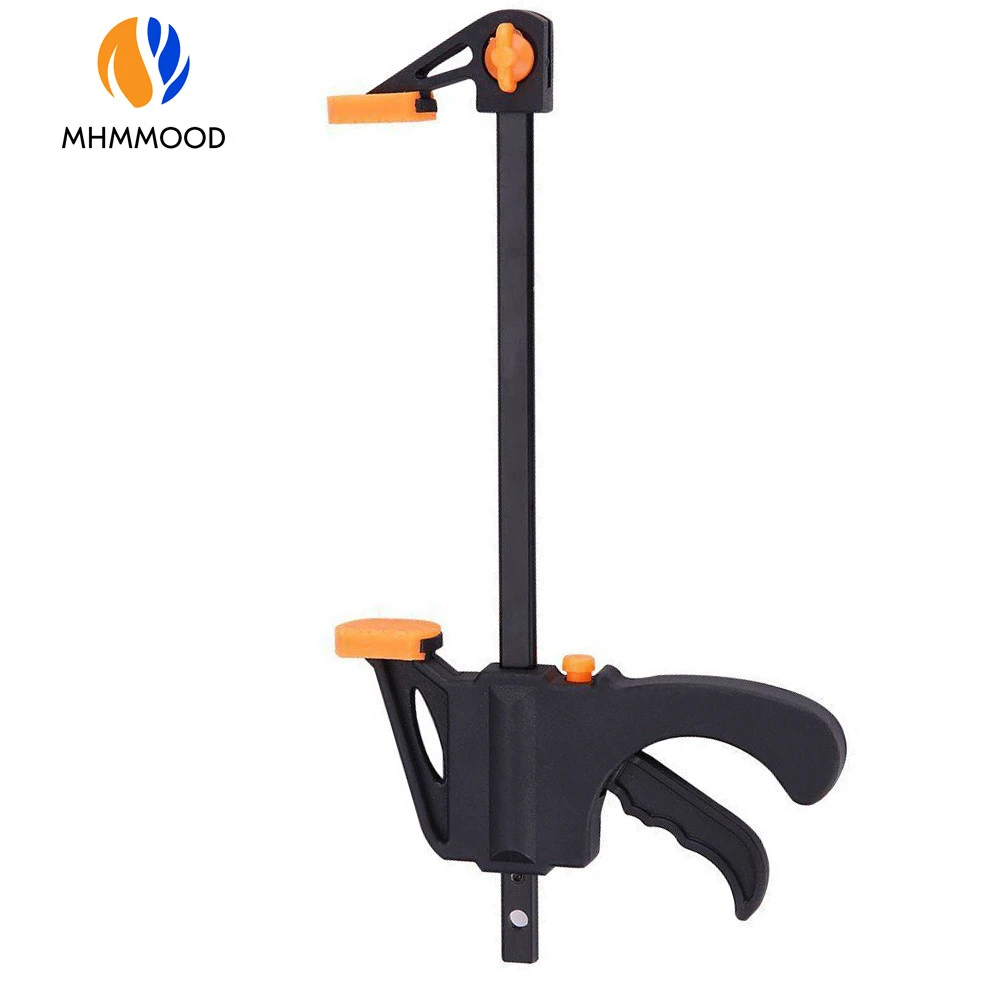 

4 Inch Woodworking Bar F Clamp Clip Hard Grip Quick Ratchet Release DIY Carpentry Hand Vise Tools Dropshipping