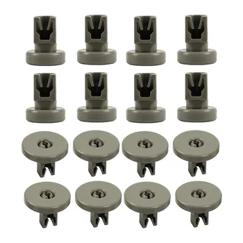 

16x Heavy-duty Dishwasher Spare Part Lower+Upper Rack Wheel Fit F/ Privileg,