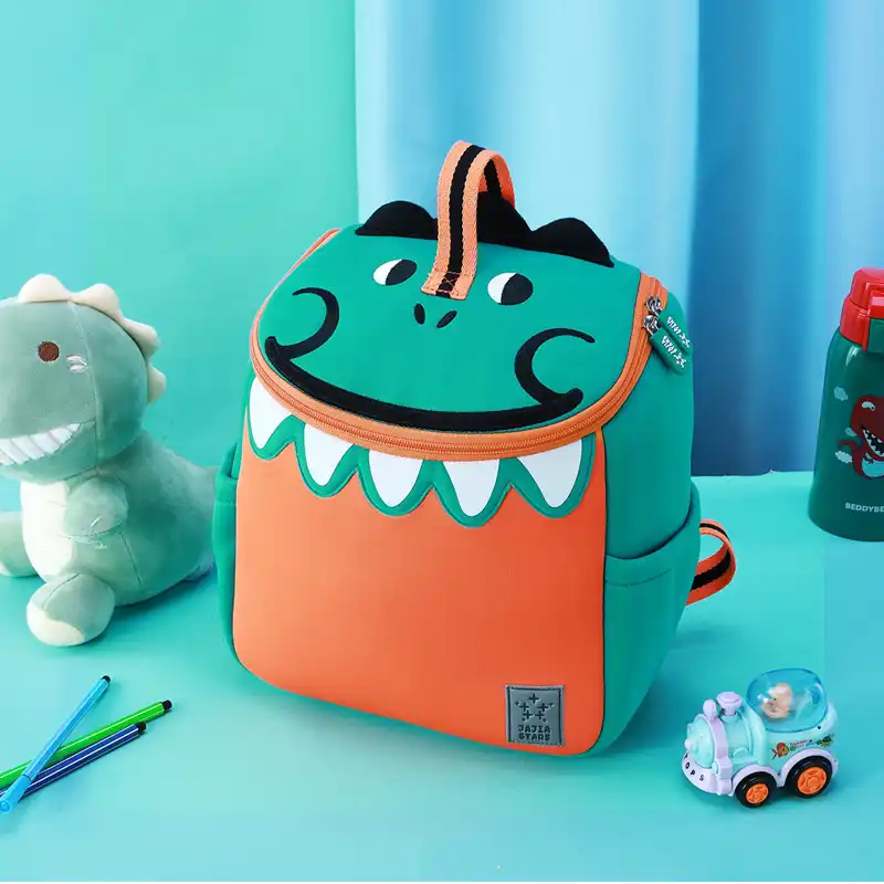 green dinosaur backpack