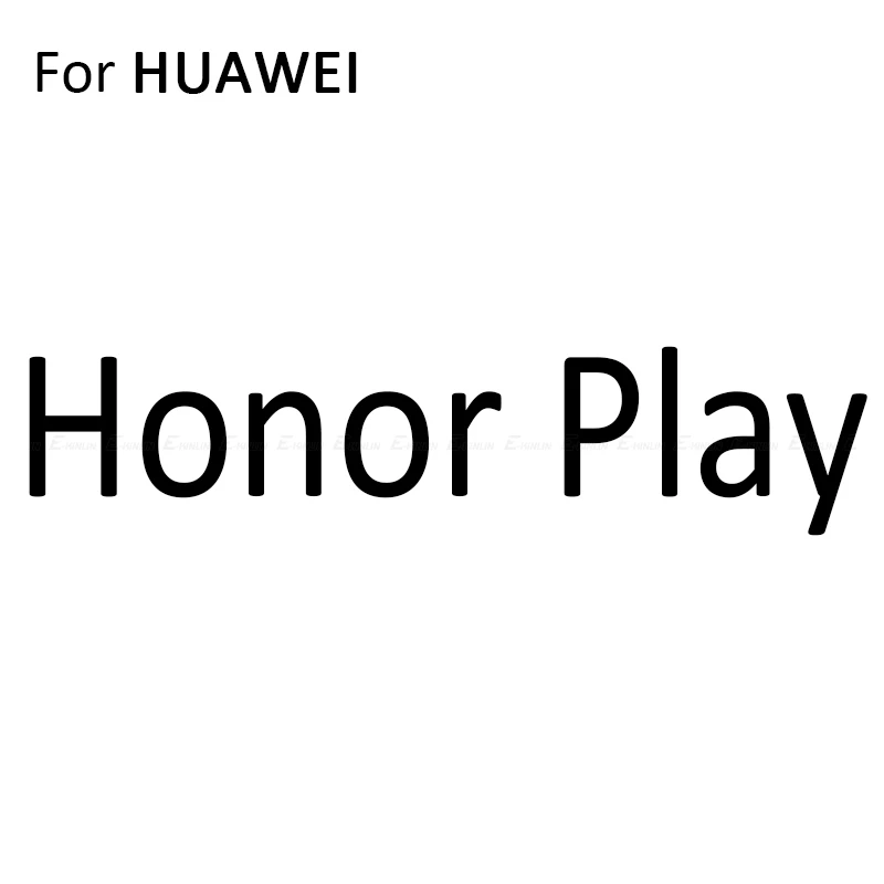 Прозрачная мягкая задняя пленка из углеродного волокна для HuaWei Honor 20S 10i 20i View 10 20 30 Pro 8 V9 Play Lite, защита заднего экрана, не стекло - Цвет: For Honor Play