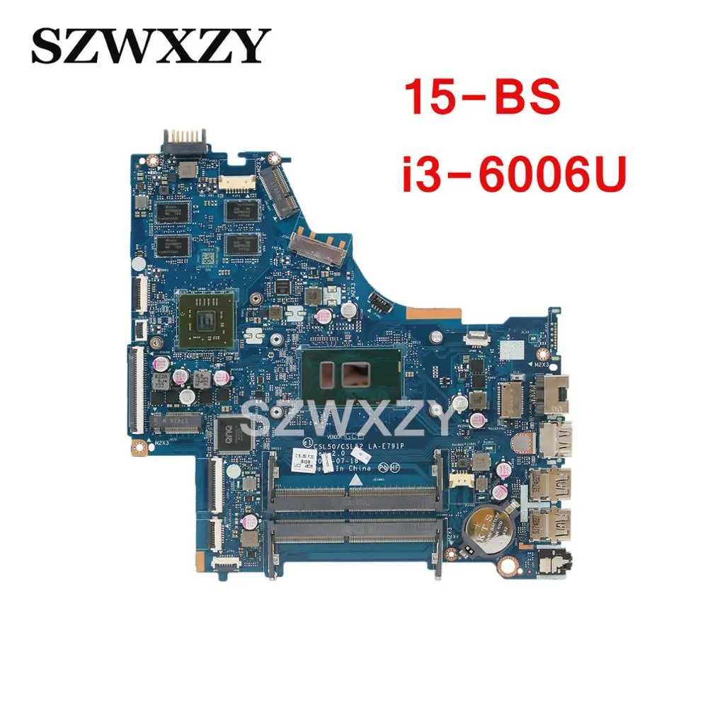 Материнская плата для ноутбука HP 15-BS 924755-001 924755-601 CSL50/CSL52 с ЦП процессором на 2G