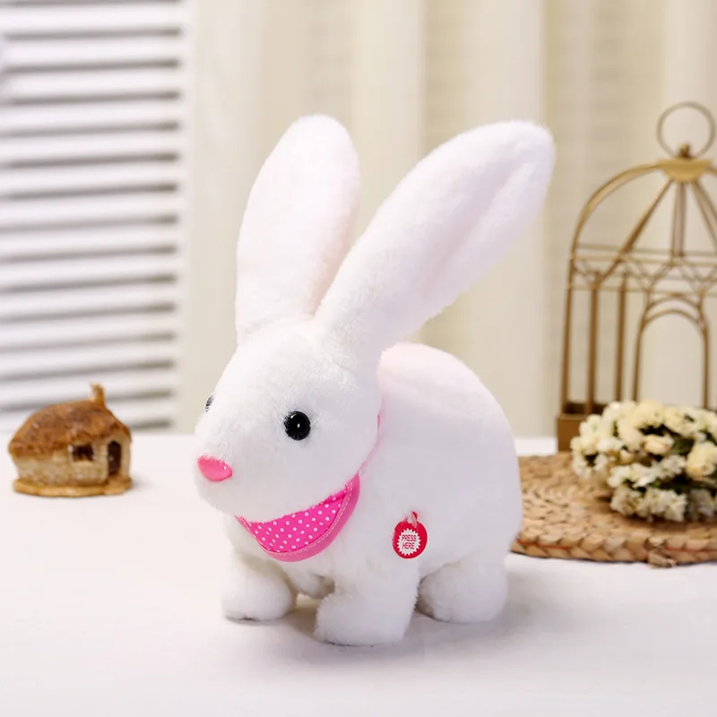 Robot Rabbit Plush Electronic Bunny Music Sing Songs Pet Walk Shake Ears Run Jump LED Animal Toys For Children Birthday Gifts popol vuh die nacht der seele tantric songs 1 cd