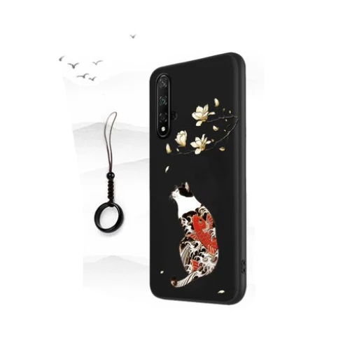 Большой чехол для телефона Emboss для huawei nova 5 pro 5i, крышка nova 4, 4th, 3, 3i, крышка Kanagawa Waves, карп-краны, 3D гигантский рельефный чехол - Цвет: C