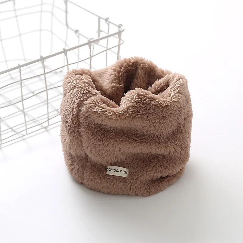 Baby Scarf Children's Collar Plus Velvet Warm Boy Girl Newborn Cotton Soft Snood Autumn Winter