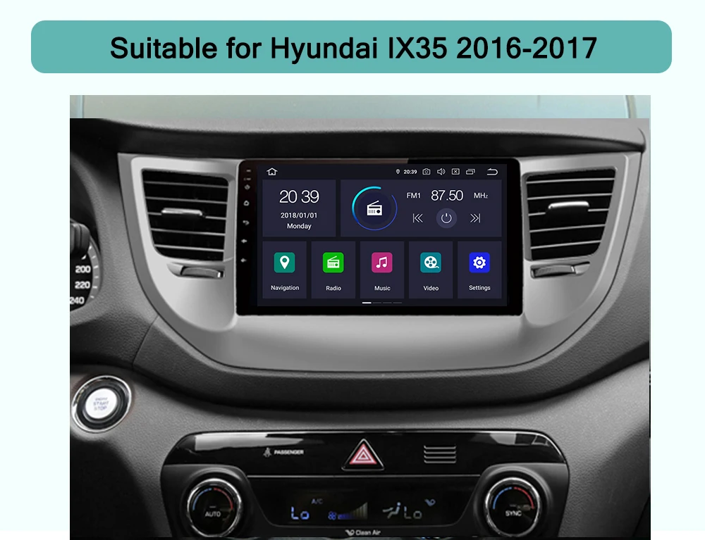 AUTOTOP 10," Android 9,0 1 Din автомобильный DVD для hyundai Tucson IX35- PX6 4G ram 64G rom Радио RDS GPS навигация 4G Wifi