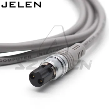 

Topcon 2pin charger cable plug ,2pin Battery charger Data line, Topcon charger cable repair parts