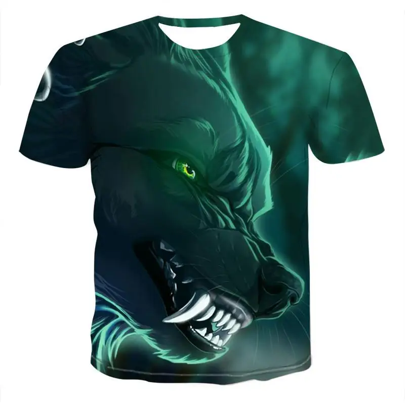 

2020 Hip hop 3D Print Animal Cool Funny T-Shirt Men Short Sleeve Summer Tops Tee Shirt T Shirt Male Fashion tshirt Male 6XL