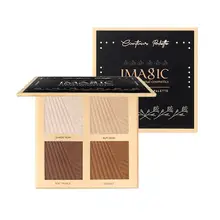 Четыре порошковых оттенка, водостойкая палитра для макияжа лица, контурная палитра, осветляющая пудра для лица, макияж декоративная косметика, контурный набор