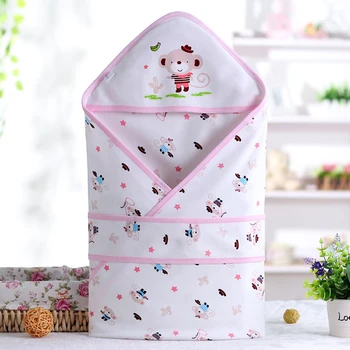 

Breathable Travel Nursing Blanket Unisex Sleeping Bag Soft Baby Swaddle Thin Protection Home Newborn Wrap Summer Cotton Blend